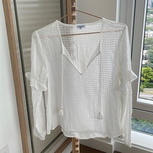 Splendid Cotton Long Sleeve Blouse